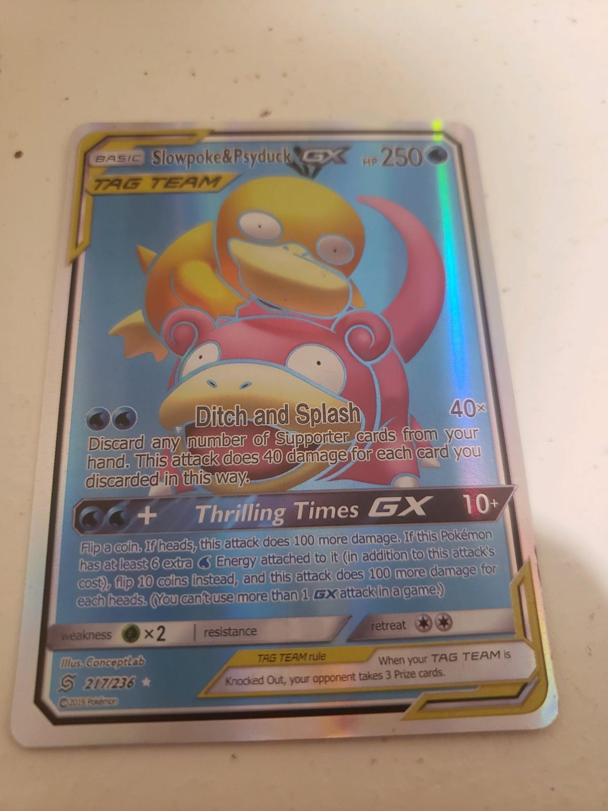Pokemon  Slowpoke vs  Psyduck  GX  Full - Calimesa, California - FleaMarketBay
