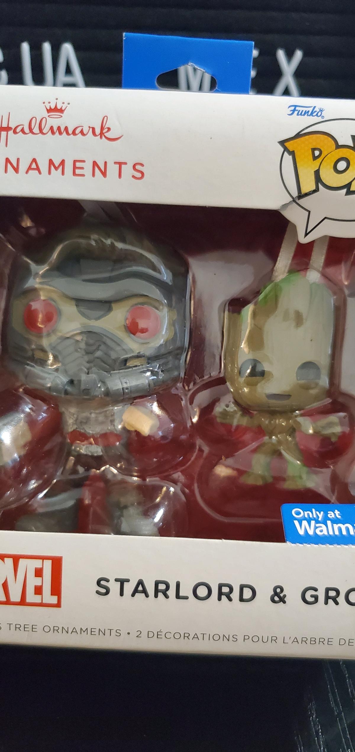 Hallmark Funko Pop Marvel Starlord  Groot Ornaments - Ozone Park, New York - FleaMarketBay