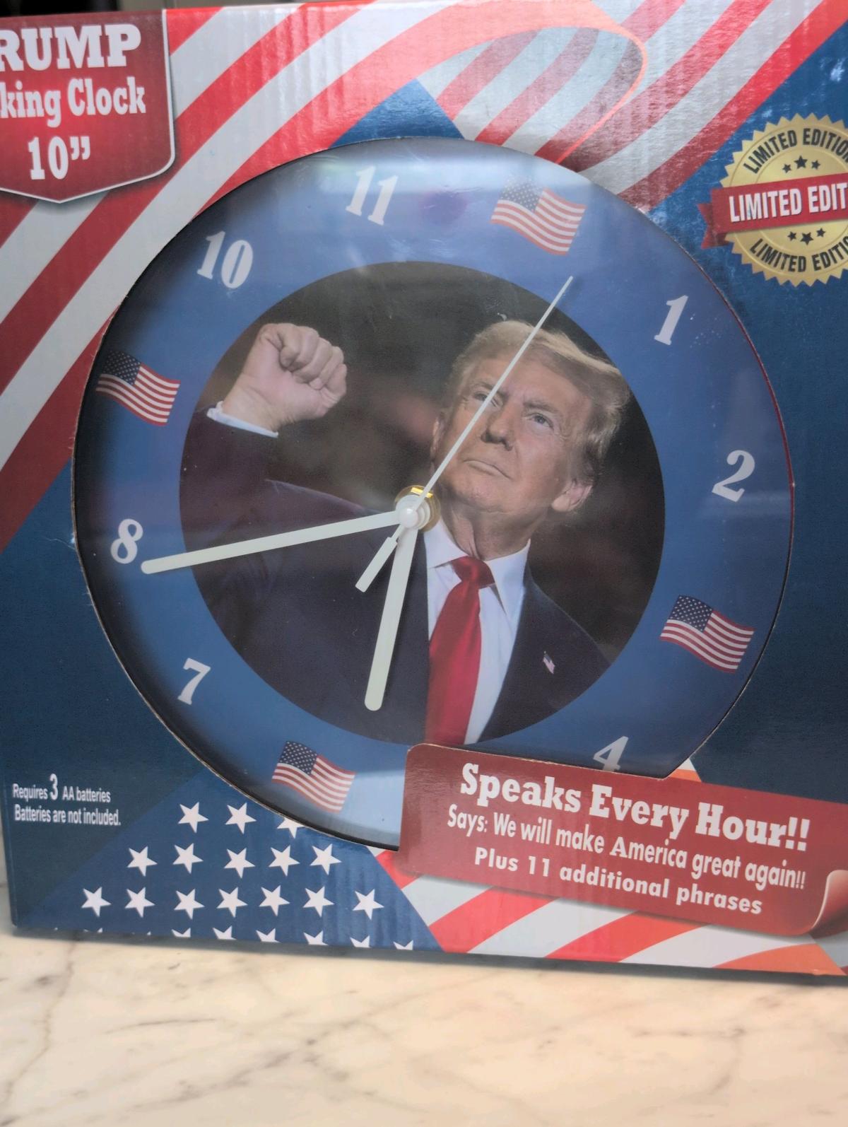 Donald Trump clock - Whiteville, North Carolina - FleaMarketBay