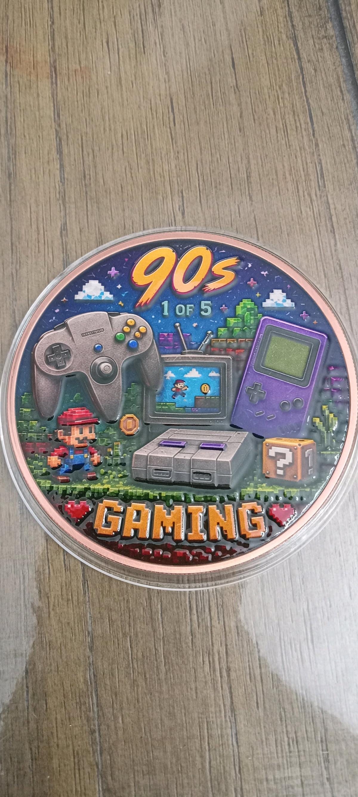 5 Oz Copper Round 90s Gaming Nintendo - Mission, Texas - FleaMarketBay