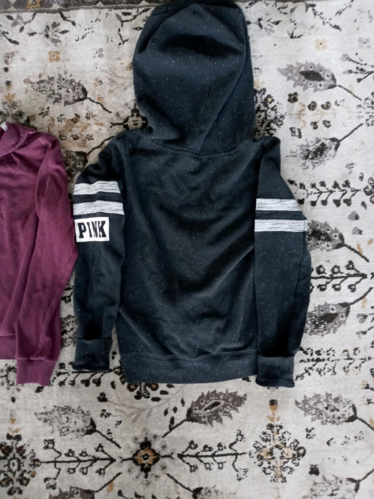 Bundle of 2 Victorias Secret PINK Pullover Sweatshirt Hoodie - Clarendon Hills, Illinois - FleaMarketBay