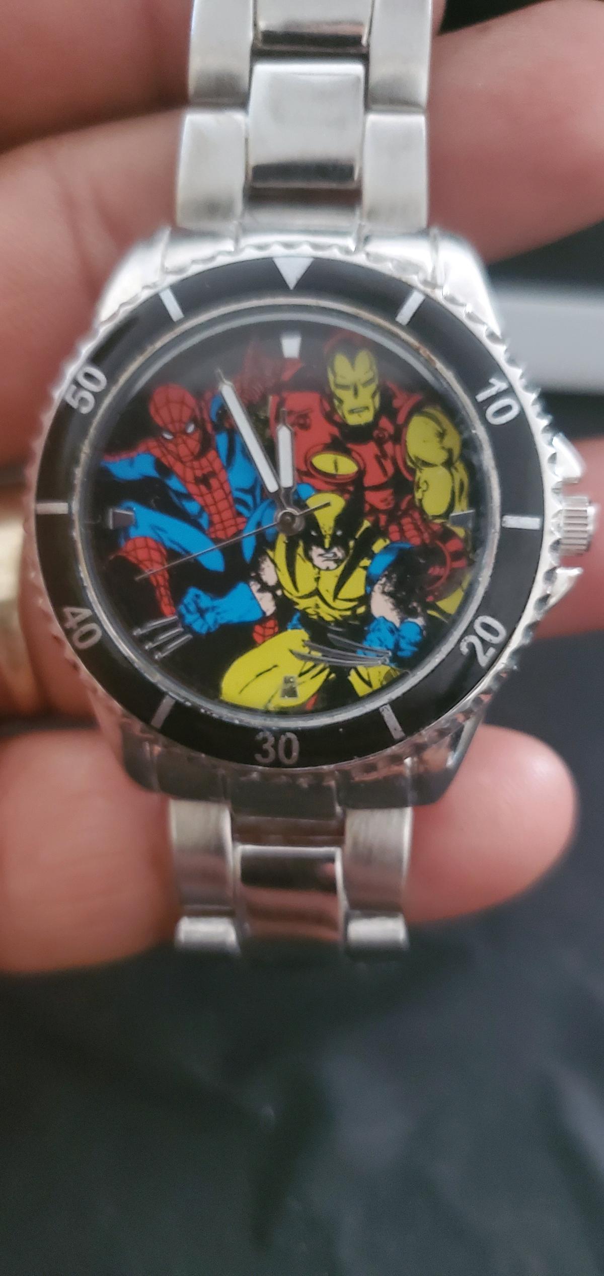 Marvel Comics character watch new run out battery - Ozone Park, New York - FleaMarketBay