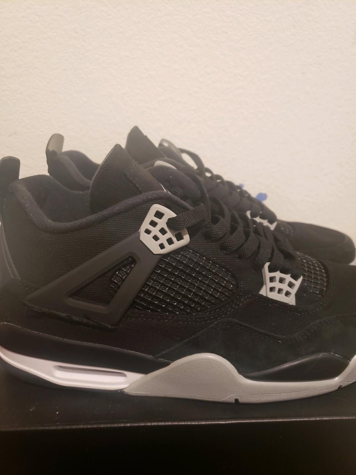 Air jordan 4 Retro black Canvas - Calimesa, California - FleaMarketBay