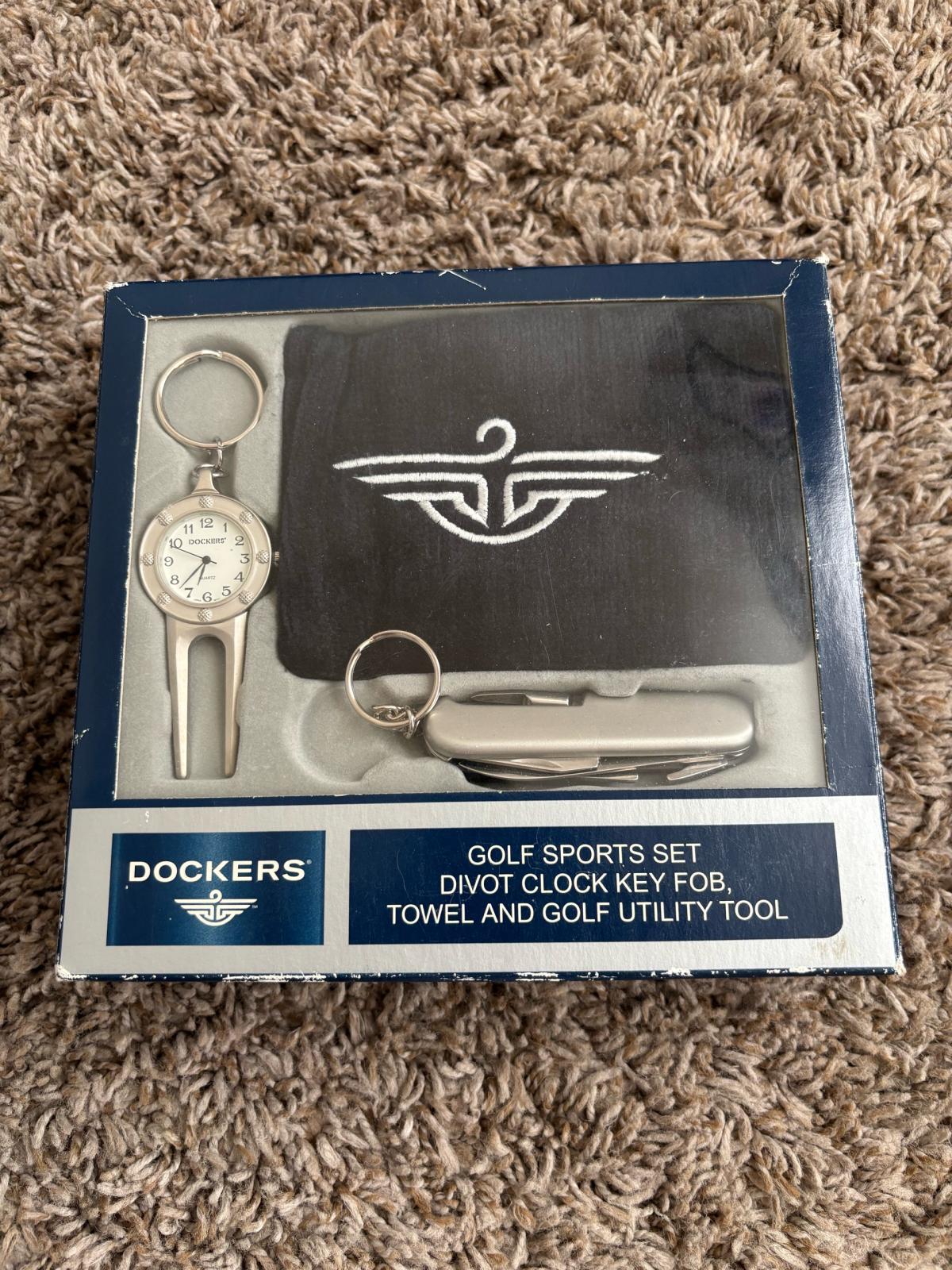 Dockers Golf Sports Set 3pc Divot Tool Key Ring Bottle Opene - Oklahoma City, Oklahoma - FleaMarketBay