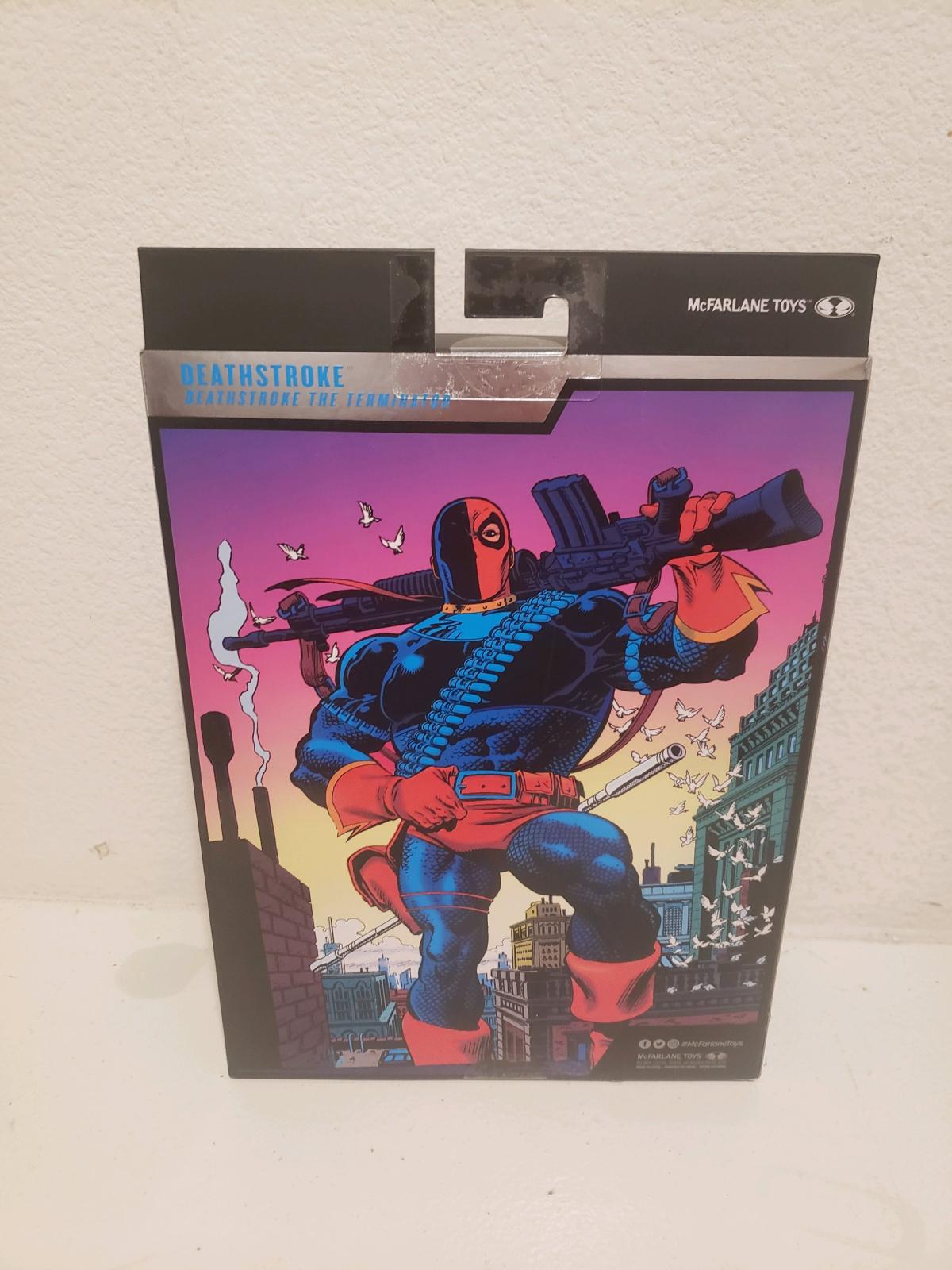 Dc multiverse mcfarlane collector edition Deathstroke - Calimesa, California - FleaMarketBay