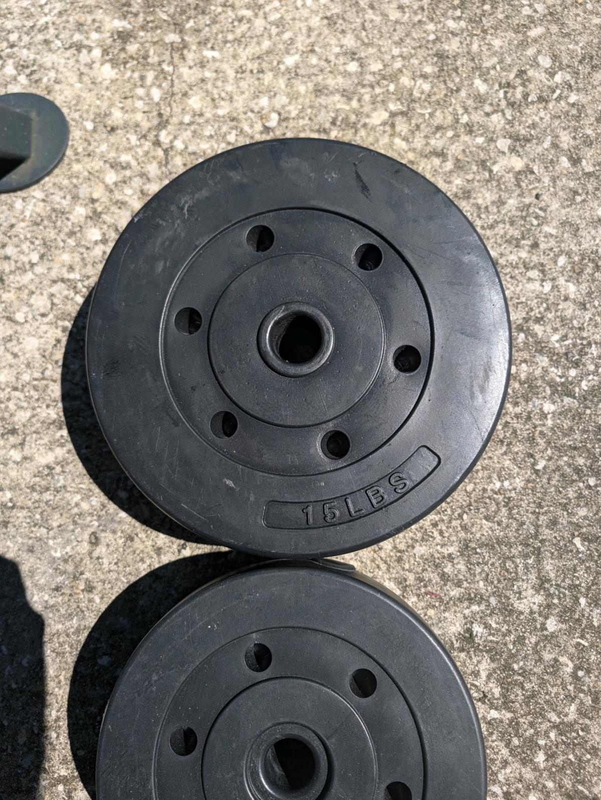 marcy weight bench with 100 lbs of weights - Port Orange, Florida - FleaMarketBay