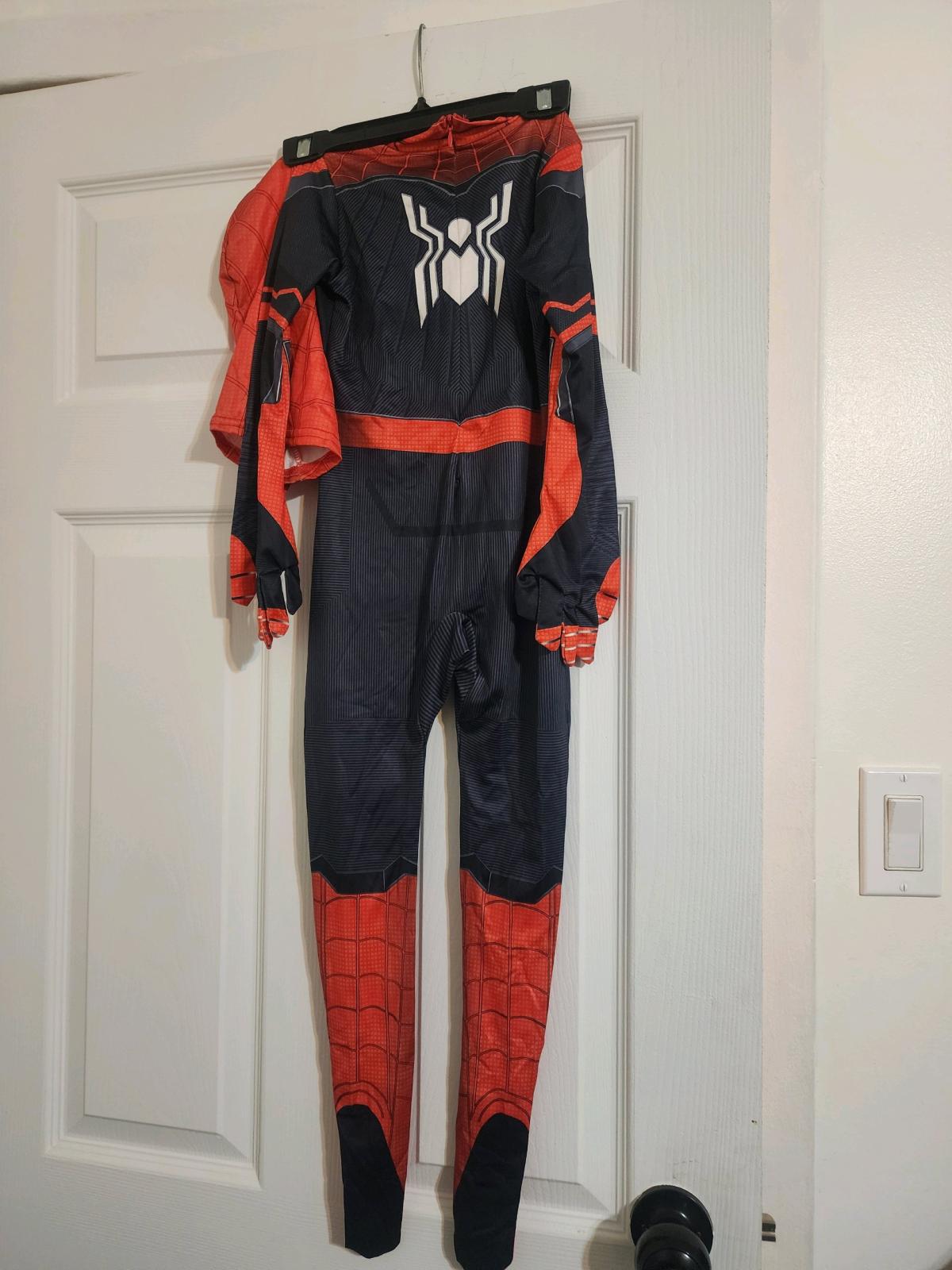 Red and black SpiderMan childrens costume Zize 100 110 120 - Ozone Park, New York - FleaMarketBay