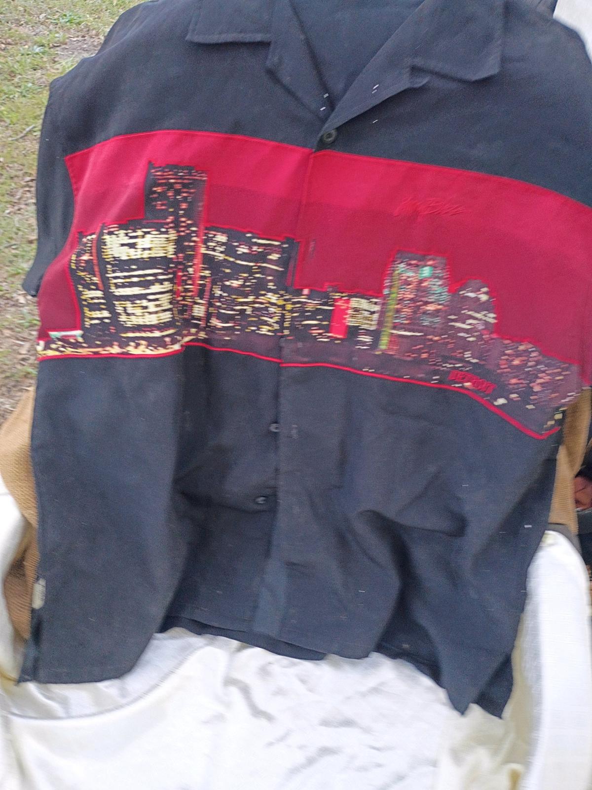 A Johnny Blaze Short Sleeve Button Down Top - Swansea, South Carolina - FleaMarketBay