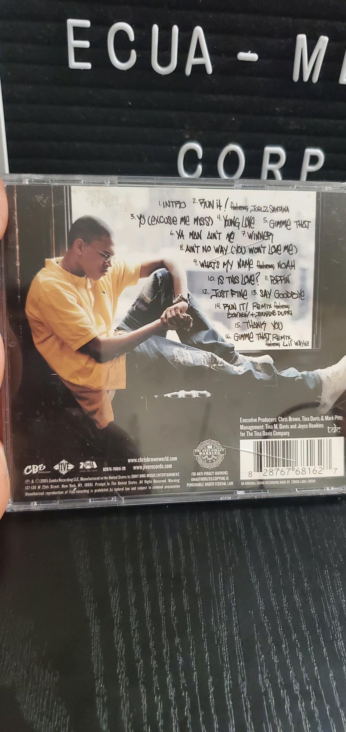 Chris Brown SelfTitled Debut Album CD - Ozone Park, New York - FleaMarketBay