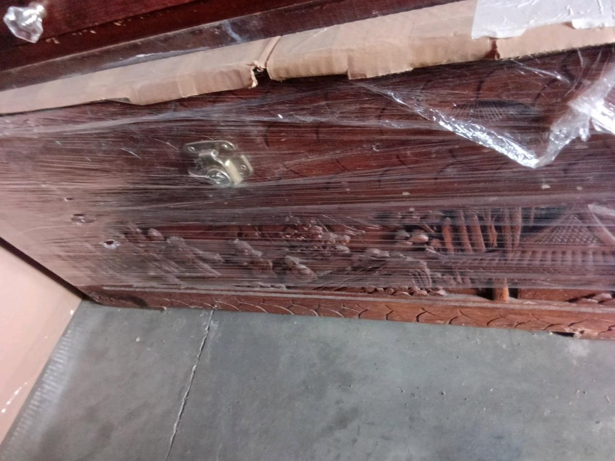 Antique Hand carved Chinese camphor trunk - Las Vegas, Nevada - FleaMarketBay