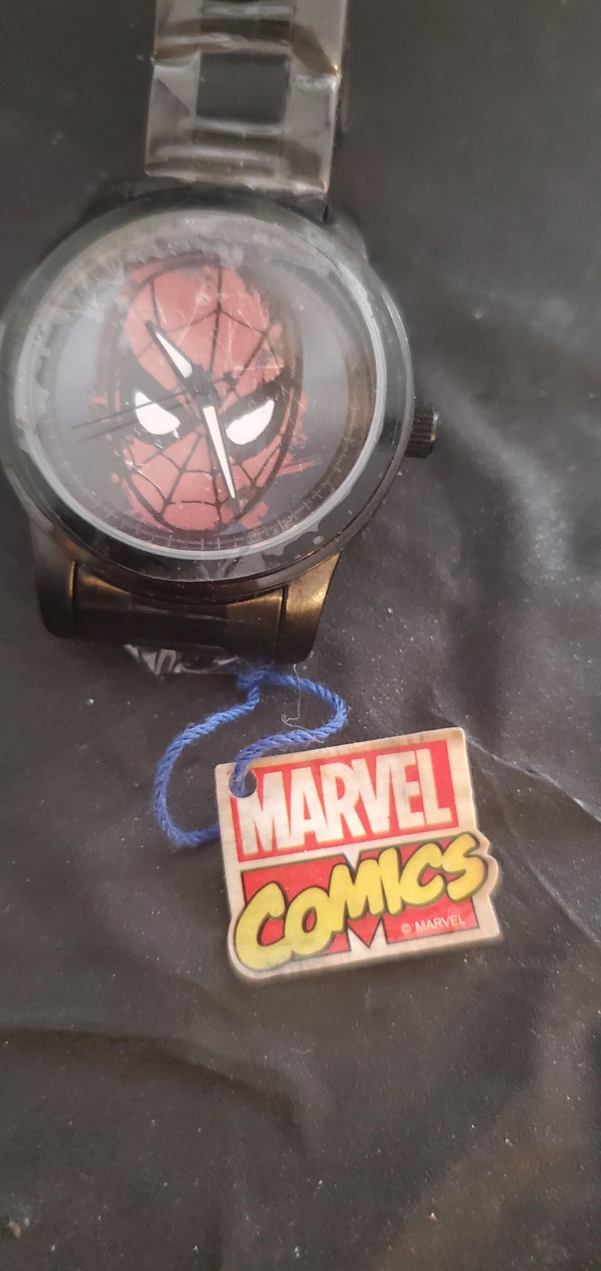 Marvel SpiderMan fashion wristwatch run out battery no box - Ozone Park, New York - FleaMarketBay