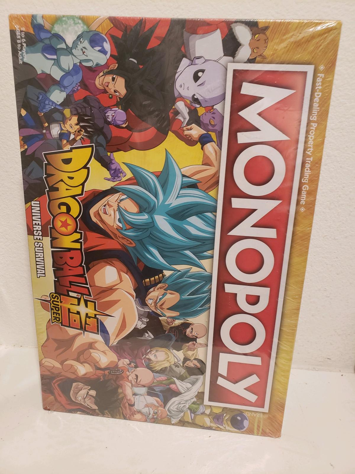Monopoly board game dragon ball super Universe Surv8val - Calimesa, California - FleaMarketBay