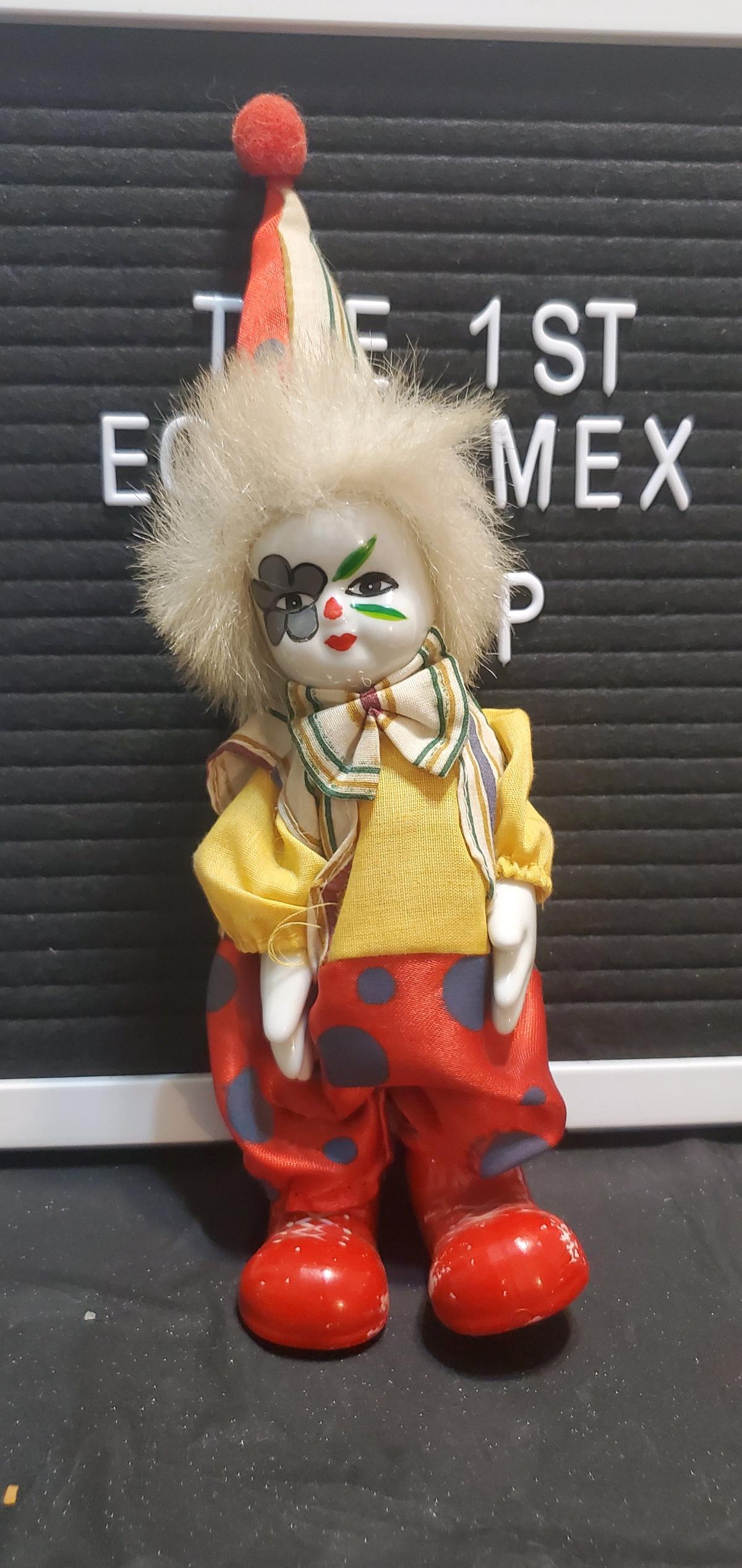 Vintage porcelainfaced clown - Ozone Park, New York - FleaMarketBay
