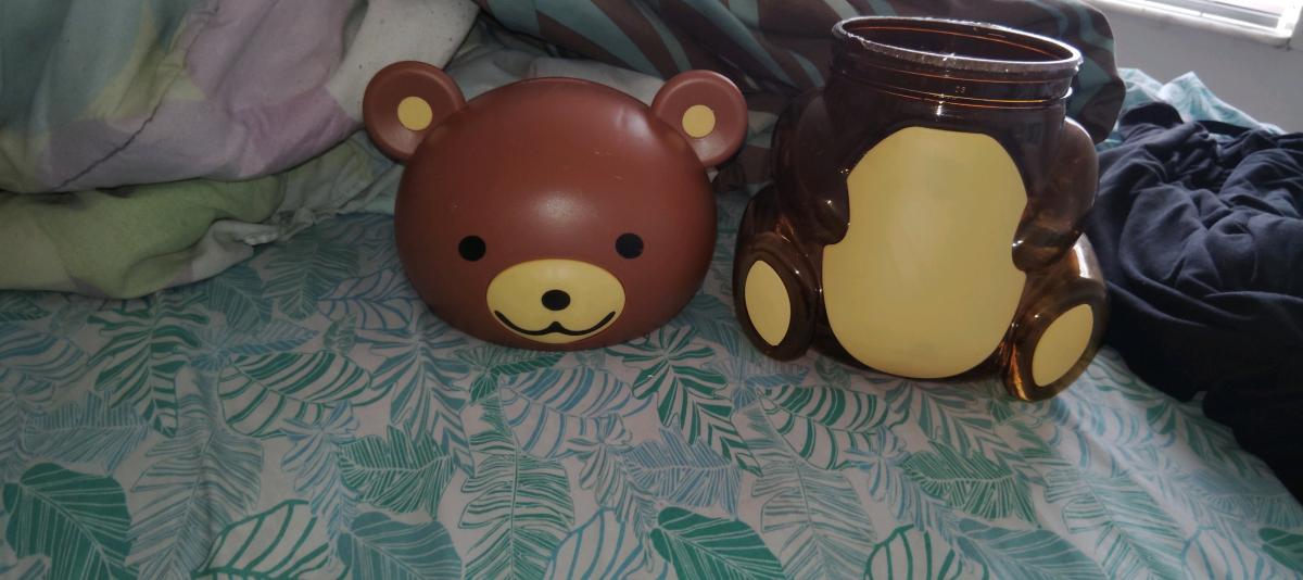 Brown Bear Piggy Bank with Yellow Belly - Sanford, Florida - FleaMarketBay
