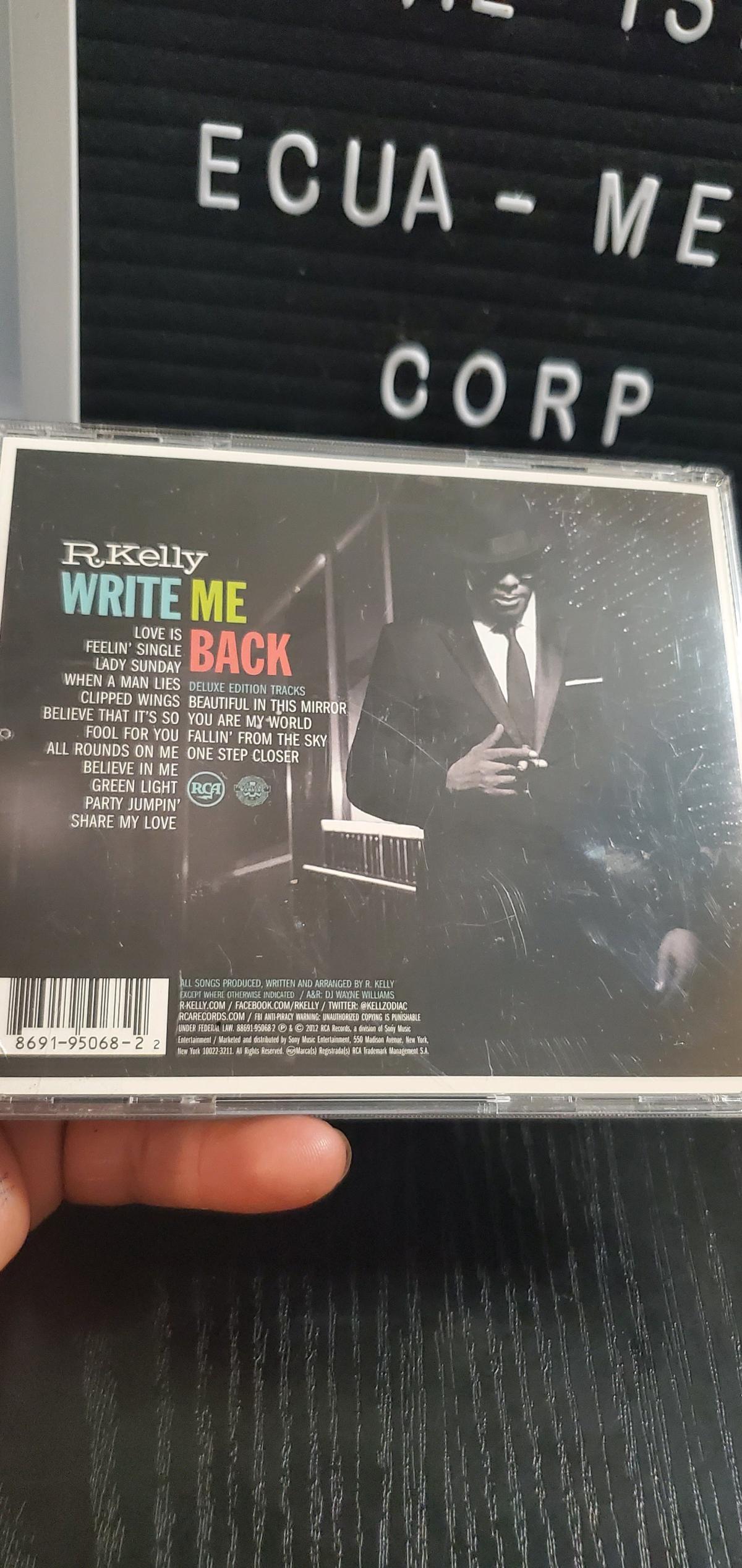 R Kelly Write Me Back Deluxe Edition CD - Adams, New York - FleaMarketBay