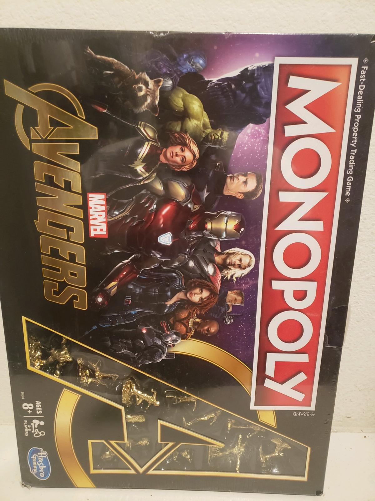 Monopoly board game marvel avengers Assemble team marvel her - Calimesa, California - FleaMarketBay