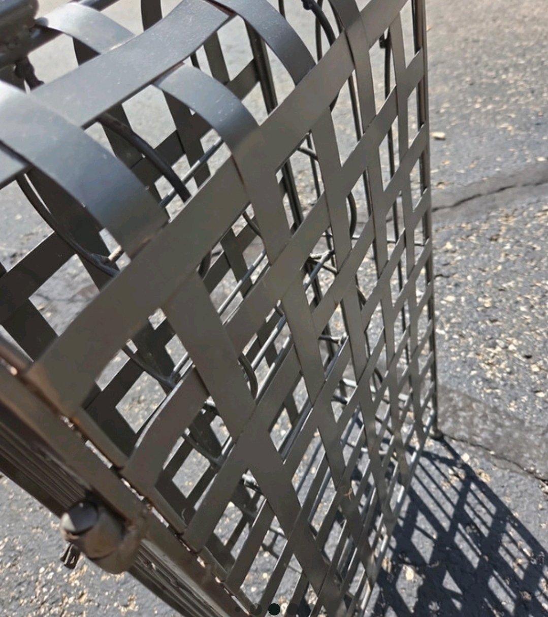 vintage lockable metal wine rack - Sellersburg, Indiana - FleaMarketBay