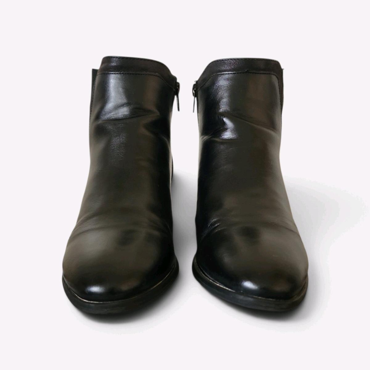 MIA Amore Black Ankle Boots Memory Foam Comfort Low Heel - Ventura, California - FleaMarketBay