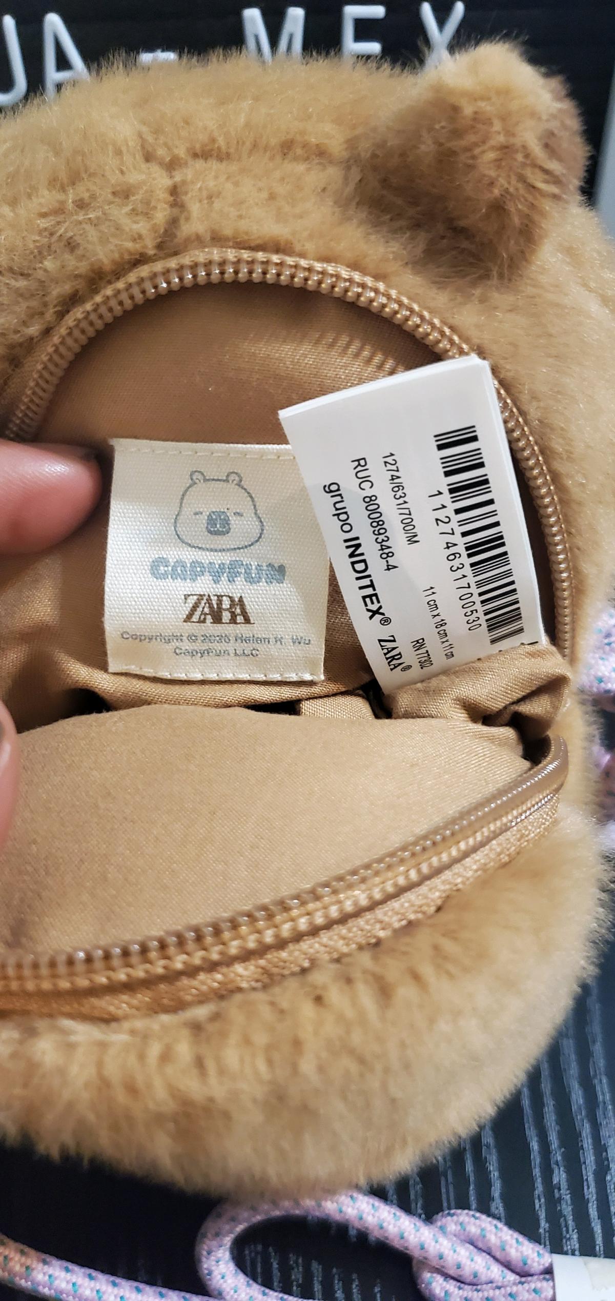 ZARA Capyfun Plush Mini Bag - Ozone Park, New York - FleaMarketBay