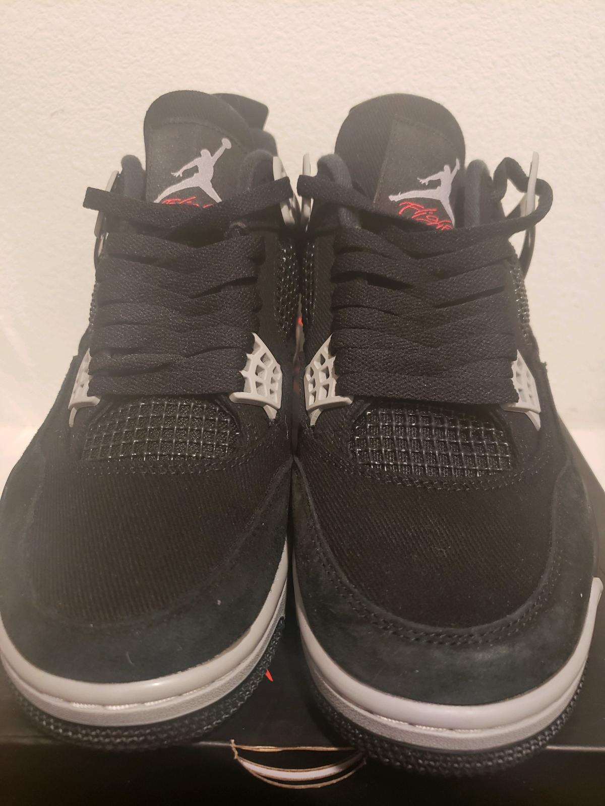 Air jordan 4 Retro black Canvas - Calimesa, California - FleaMarketBay