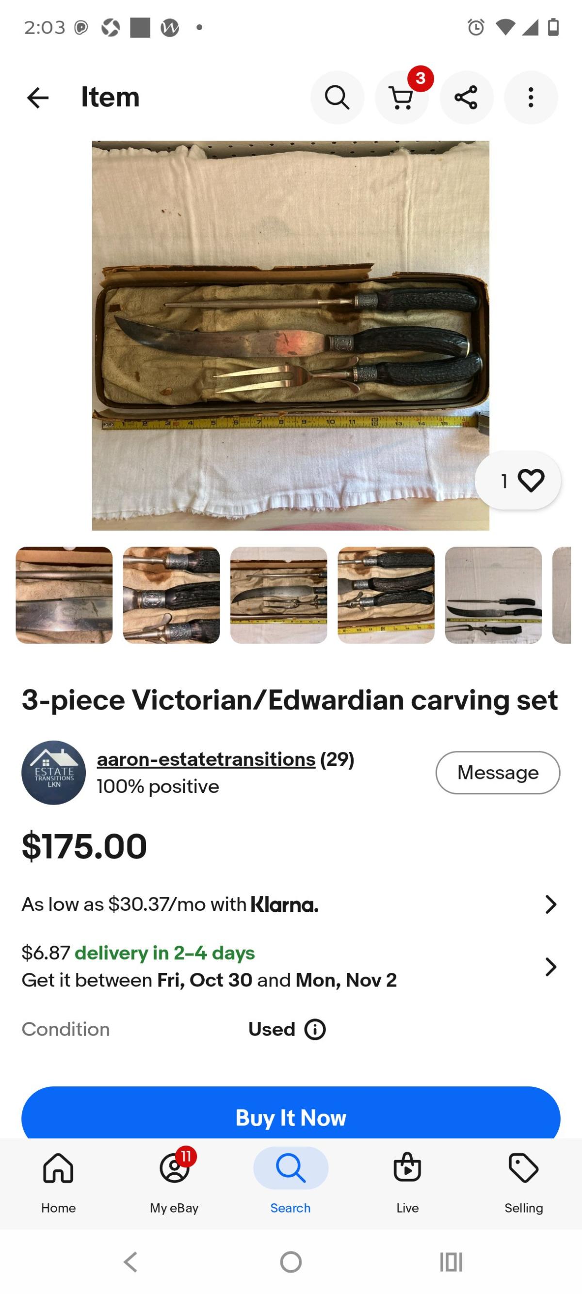 selling my vintage knife set cooking grade antiques theyre - Franklinville, New Jersey - FleaMarketBay