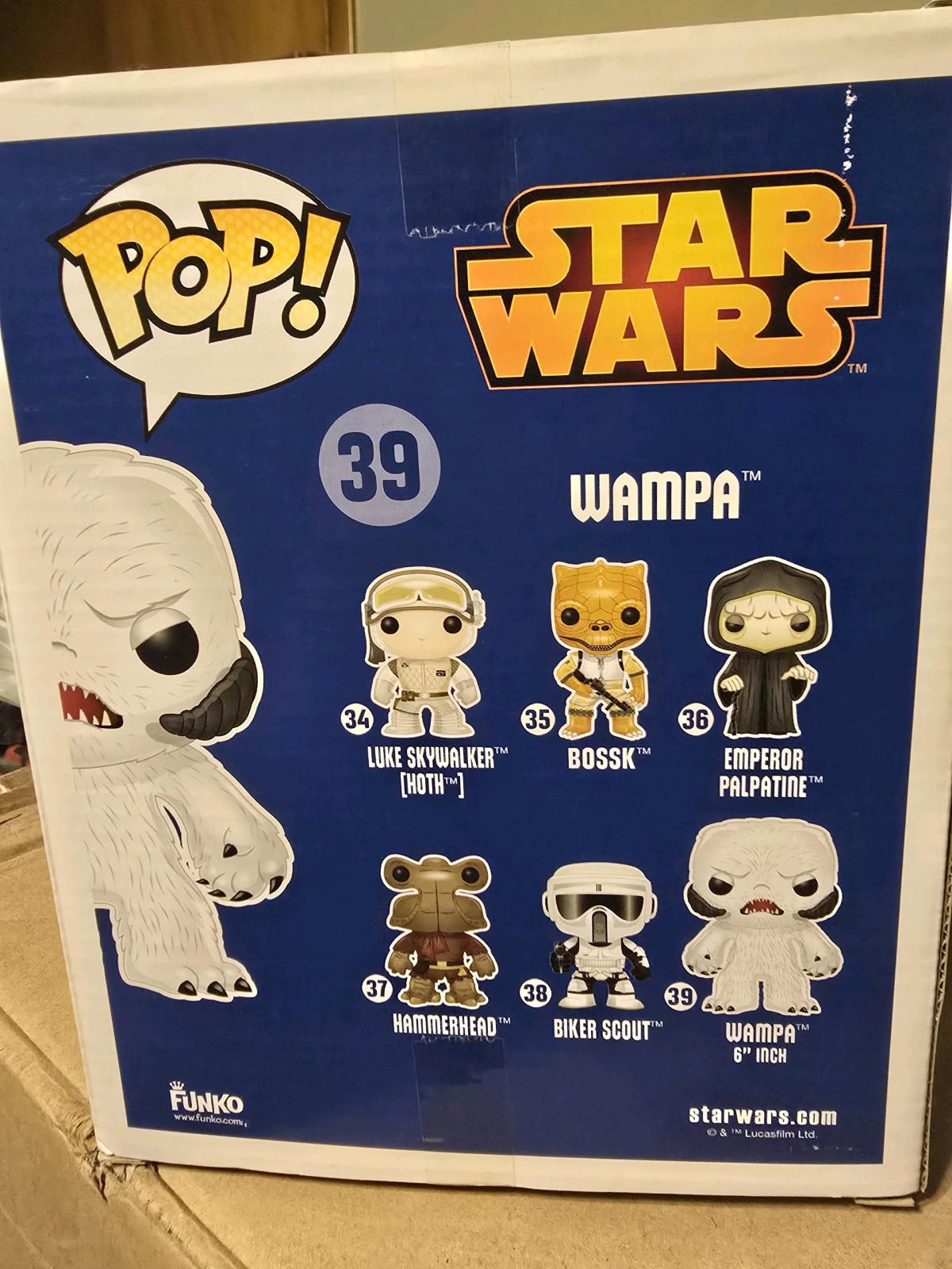 Funko Pop Star Wars Wampa 39 6Inch SuperSized  Vaulted - Sulphur, Oklahoma - FleaMarketBay