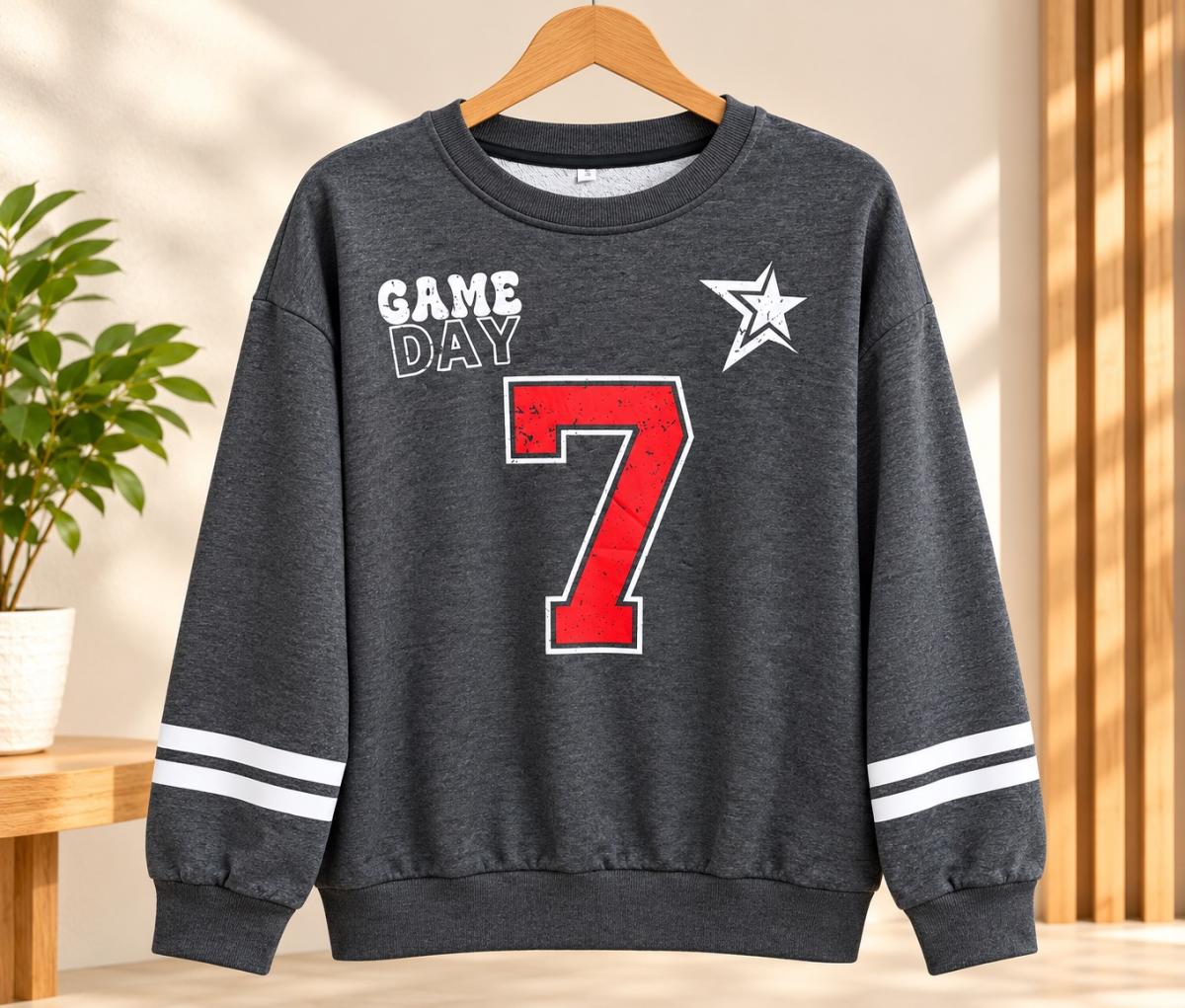 Sudadera para Mujer Game Day Nmero 7 - Hatch, New Mexico - FleaMarketBay