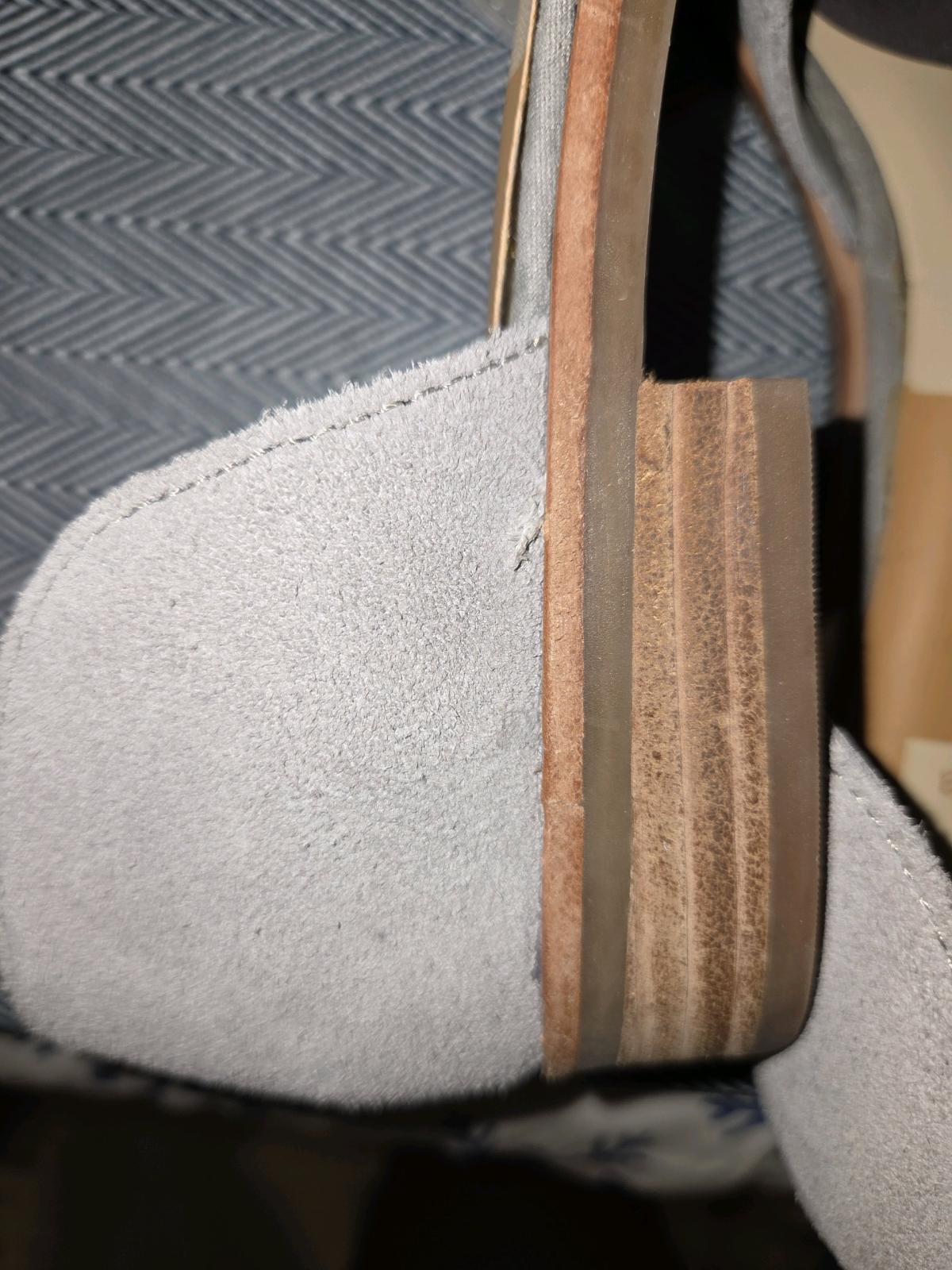 Dolce Vita Light Gray Suede Pointed DOrsay Flats - Palmyra, Virginia - FleaMarketBay