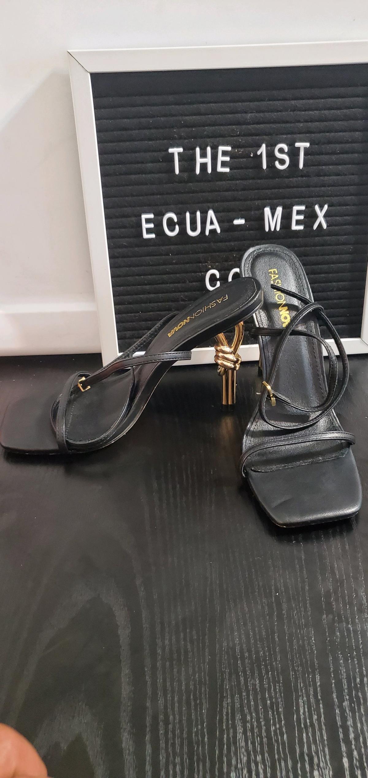 Fashion Nova Black Strappy Heels no box - Ozone Park, New York - FleaMarketBay