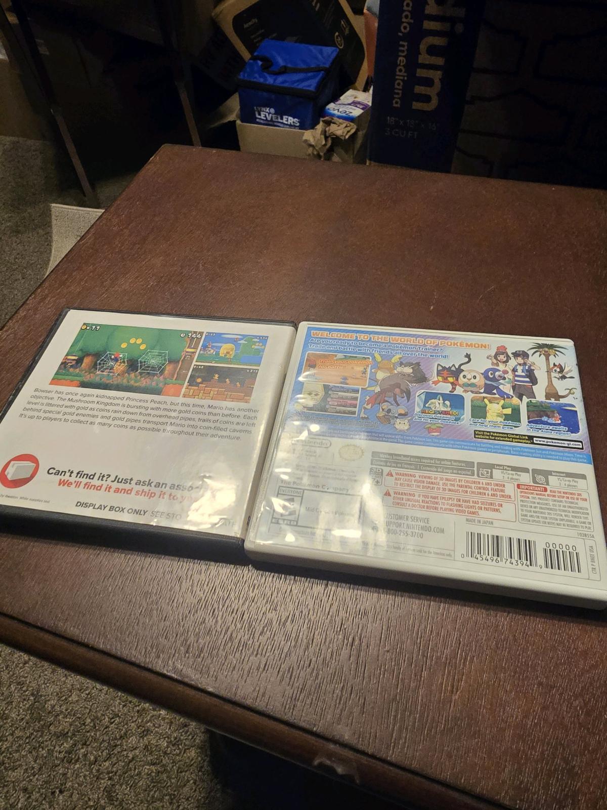 Nintendo Switch  3DS Game Cases Only Bundle of 4  Pokmon  Ma - Sulphur, Oklahoma - FleaMarketBay