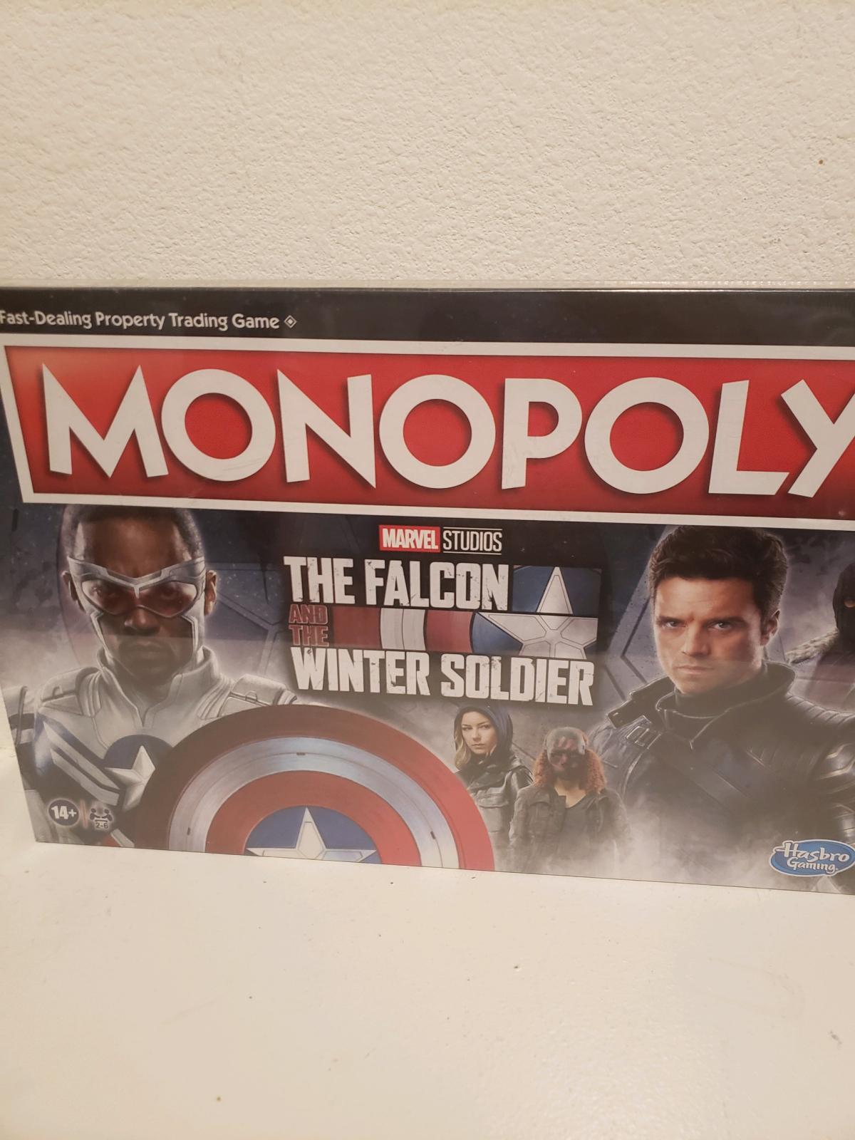 Monopoly board game marvel studios the falcan and Winter sol - Calimesa, California - FleaMarketBay