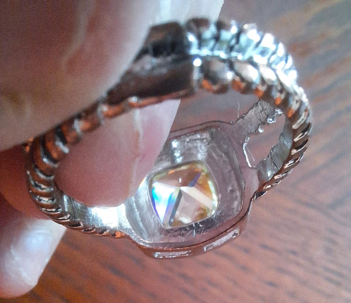 Square Yellow Peridot Ring - Corinth, Kentucky - FleaMarketBay