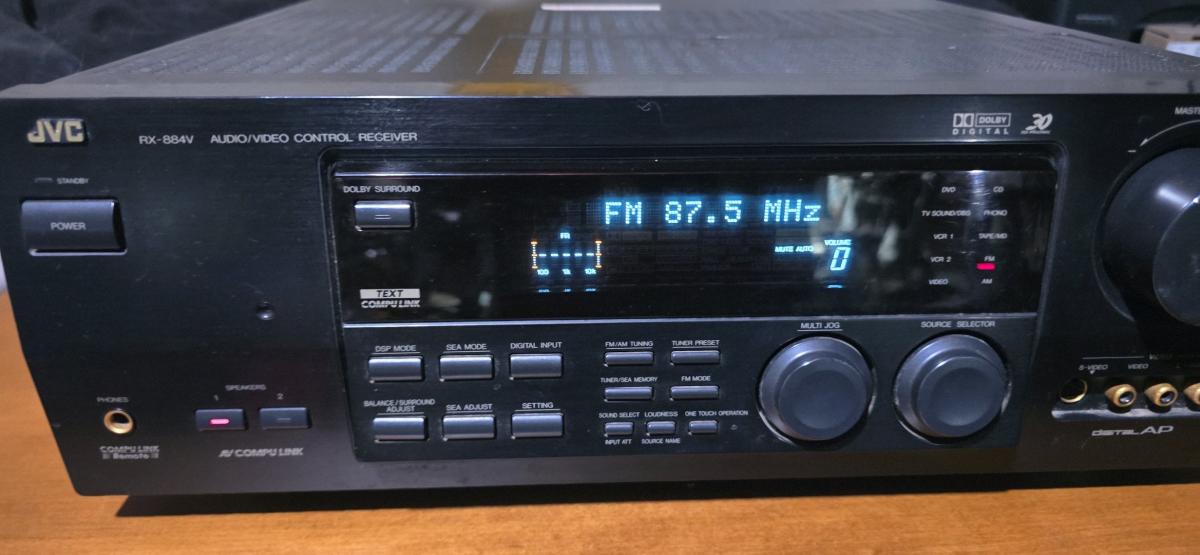 JVC RX884V Audio Video Control Receiver - Quinton, New Jersey - FleaMarketBay