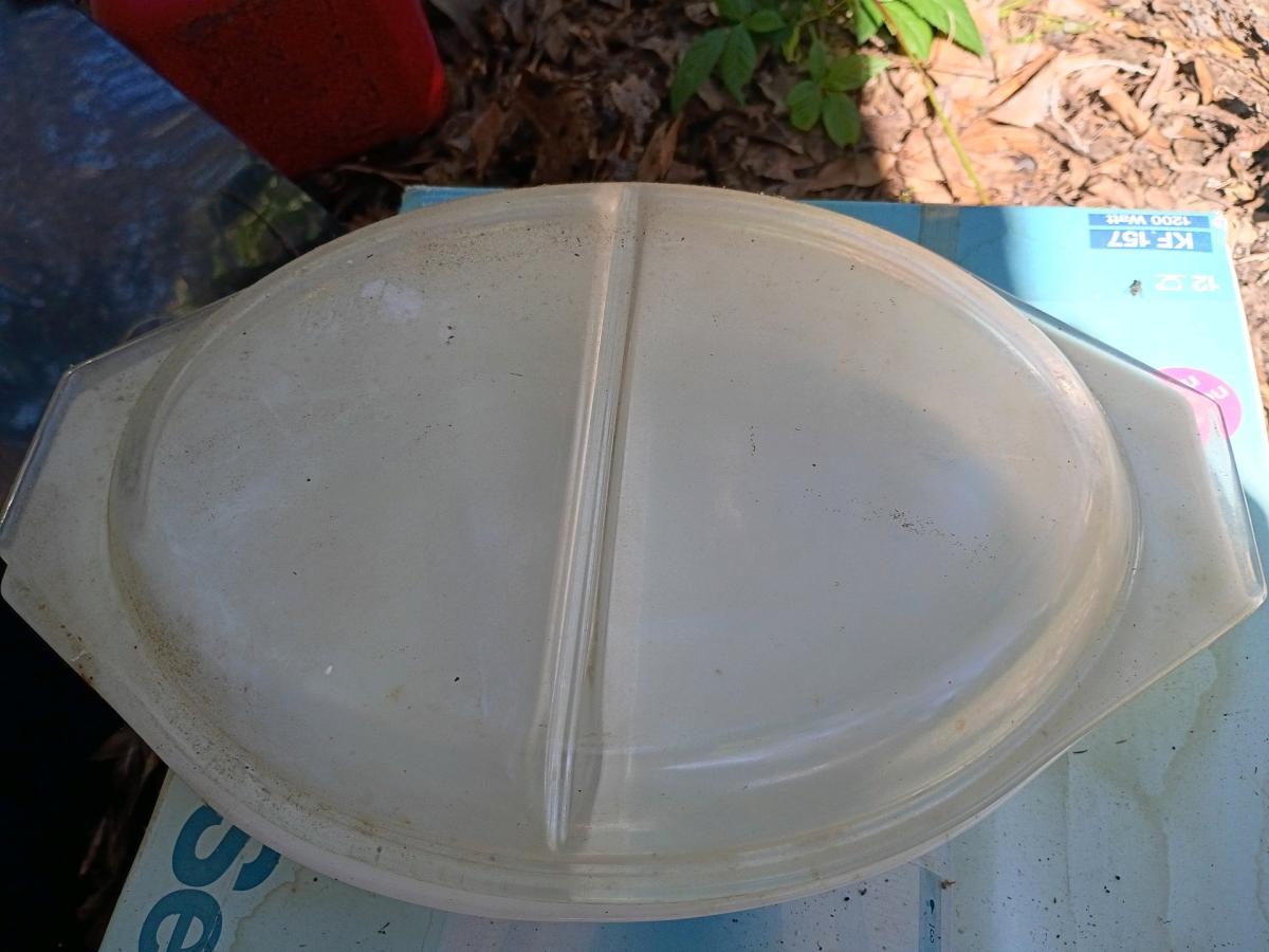 A  Glass Antique divided Dish - Swansea, South Carolina - FleaMarketBay