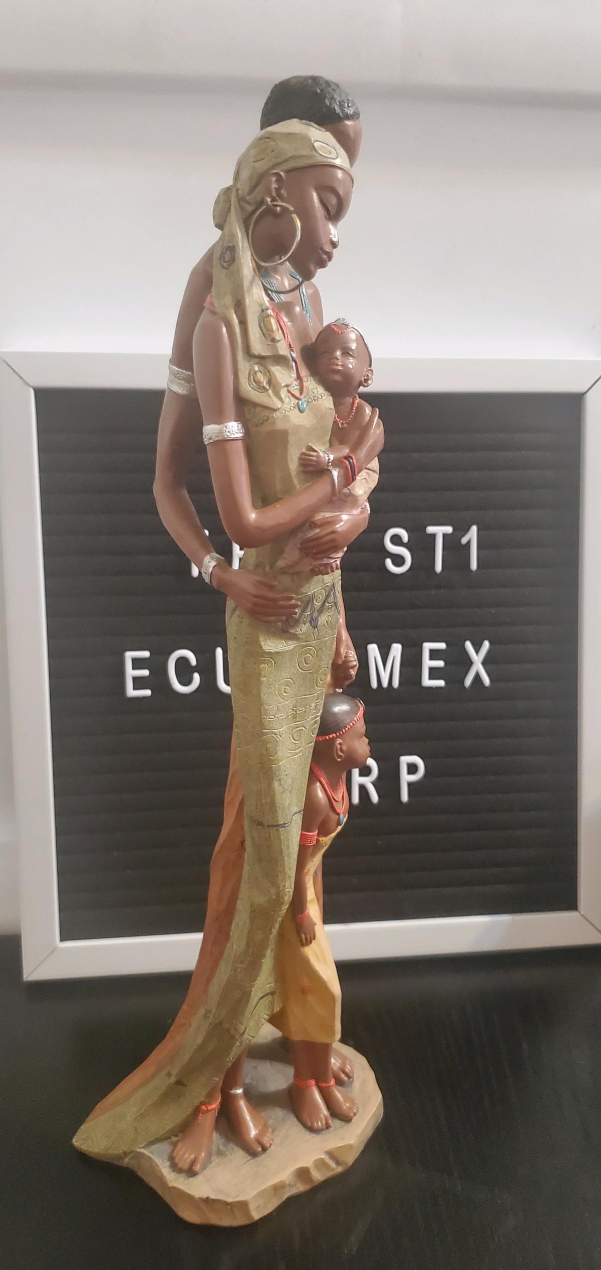 African Family Decorative Figurine - Ozone Park, New York - FleaMarketBay