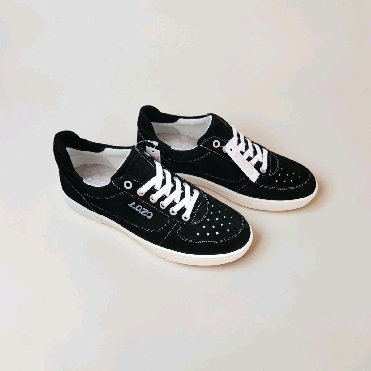 NWT Unisex Lazo Hypernova Suede LowTop Sneakers Black - Ventura, California - FleaMarketBay