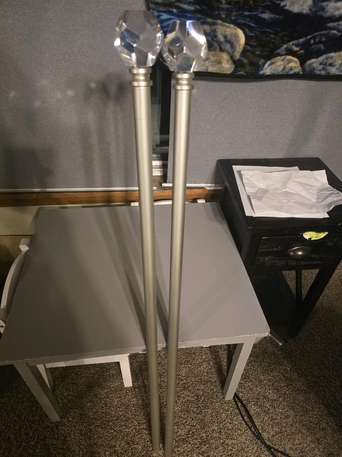Brand New Mainstays Curtain Rods Set of 5 4884 Brushed Nicke - Sulphur, Oklahoma - FleaMarketBay