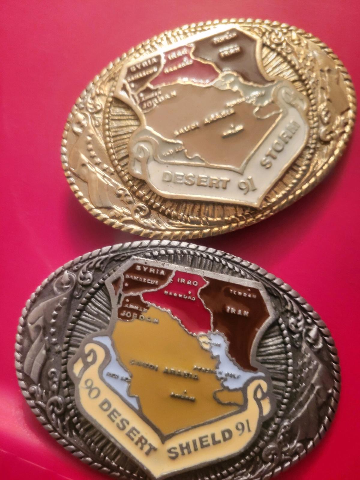 Desert Storm belt buckles - Katy, Texas - FleaMarketBay