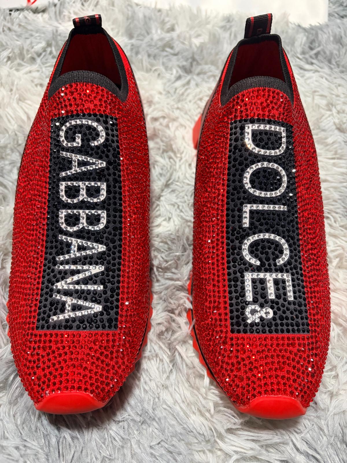 Red Dolce Gabbana Sneakers - Fort Worth, Texas - FleaMarketBay