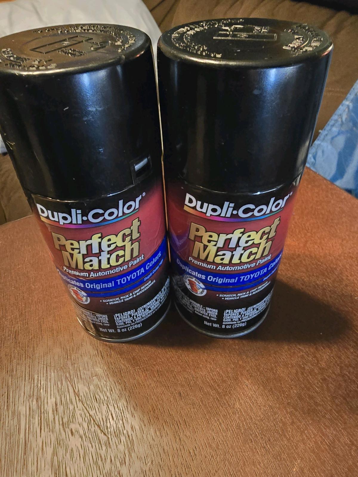 2 Cans New DupliColor Perfect Match Automotive Paint for Toy - Sulphur, Oklahoma - FleaMarketBay