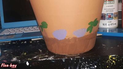 beach themed flower pot - Thumbnail 2
