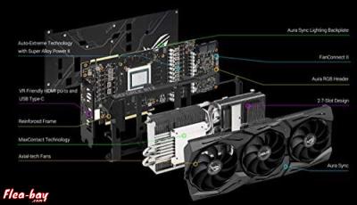 ASUS GeForce RTX 2080 TI ROG Strix 11GB GDDR6 Graphics Card - Thumbnail 6