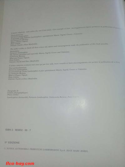 Rare Lamborghini Book - Thumbnail 3