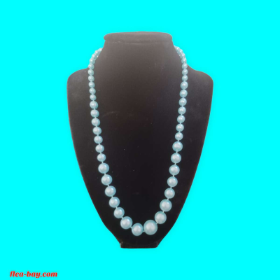 blue beaded necklace - Thumbnail 3