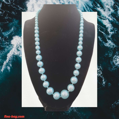 blue beaded necklace - Thumbnail 5