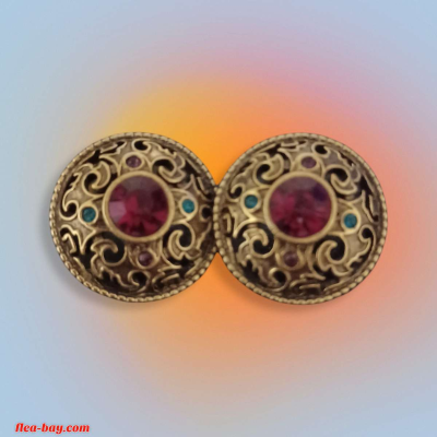 gold tone earrings - Thumbnail 4