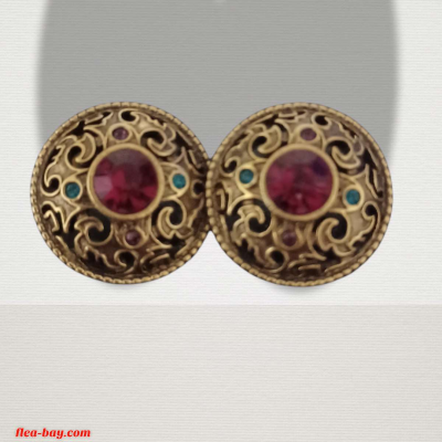 gold tone earrings - Thumbnail 5