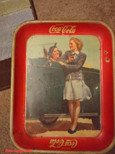 orginal 1942 coke cola tray in great condition - Thumbnail 3