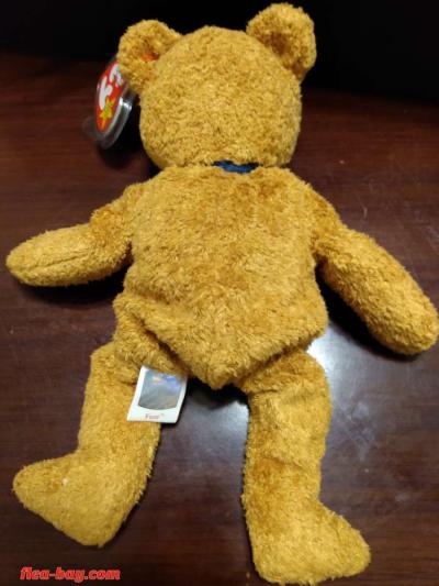 Fuzz / Bear / 1998 Rare TY Beanie Baby / Original Retired - Thumbnail 2