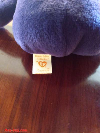 Princess Diana Beanie Baby Bear 1997 Original Made In China - Thumbnail 3